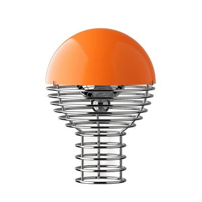 Verpan Wire ø18 Portable rechargeable lamp, orange
