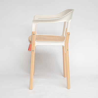 refurblished | Magis Steelwood Chair , White/Beech