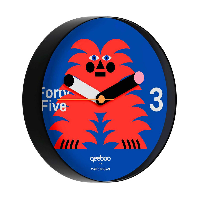 Qeeboo Magic Samu wall clock by Marco Oggian