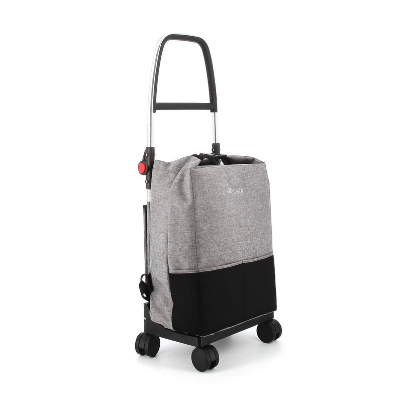 Rolser One Tweed T-Shop shopping cart, Grey