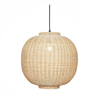 Hubsch Chand Pendant Round Natural