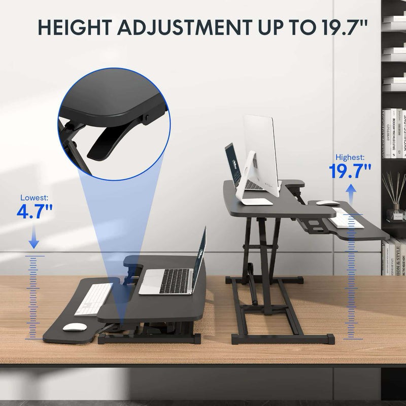 FlexiSpot AlcoveRiser standing desk converter