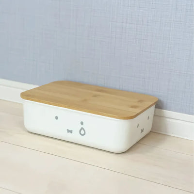 Miffy bamboo storage case with lid Small