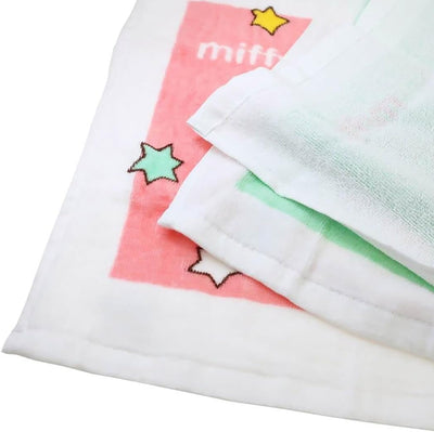 Marushin Miffy cotton handkerchief, Moon & Elephant