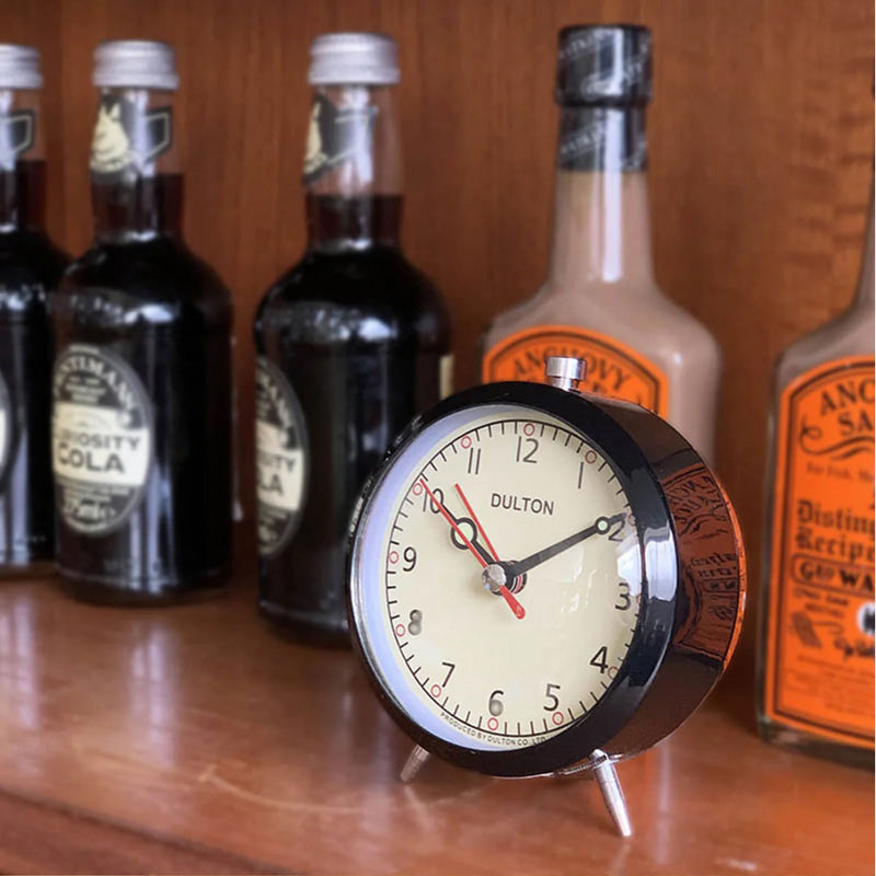 Dulton alarm clock, black