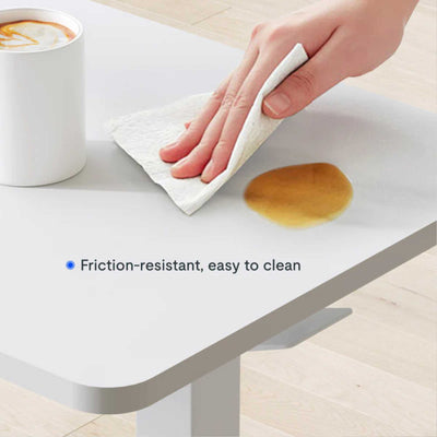 FlexiSpot H7 height adjustable side table, white