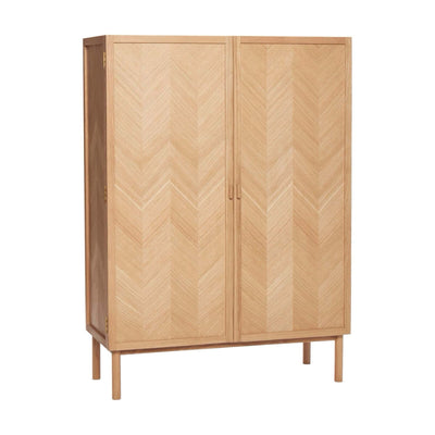 Hübsch Herringbone wardrobe medium, natural
