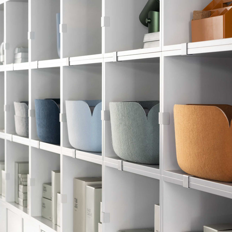 Muuto Stacked Large Open shelf, grey