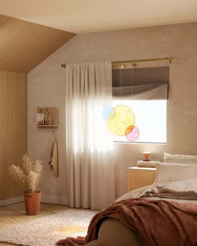 Umbra Sheera shine through curtain