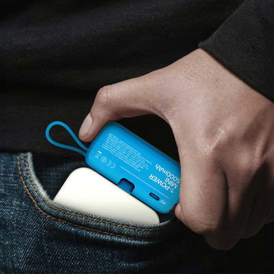 Momax 1-Power Mini Battery Pack, Blue