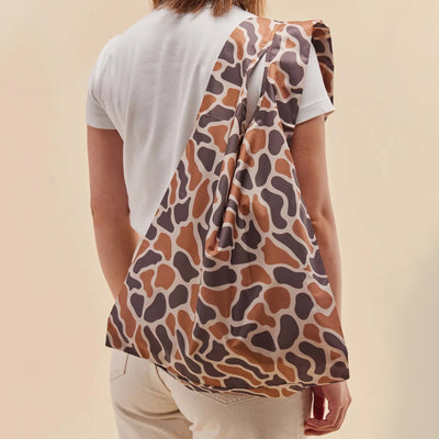 Taupe Ripples Reusable Bag