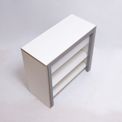 Alwin's Secretary The Archivist extendable table, white