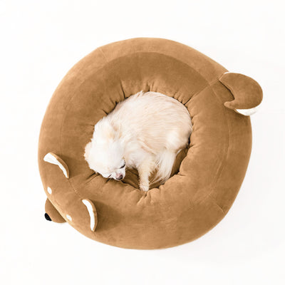 Feelpet Marshmallow Round Bed, Shiba