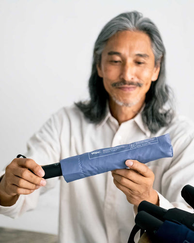 Wpc. Air-Light umbrella, blue grey