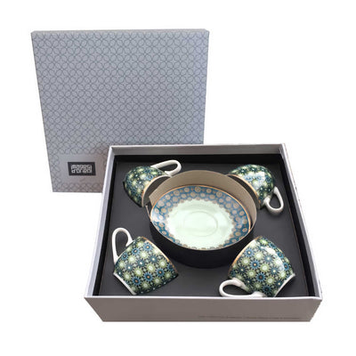 Images d'Orient Espresso cups with saucers set of 4, Andalusia