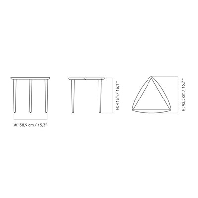 Audo Copenhagen Umanoff Nesting Side Table