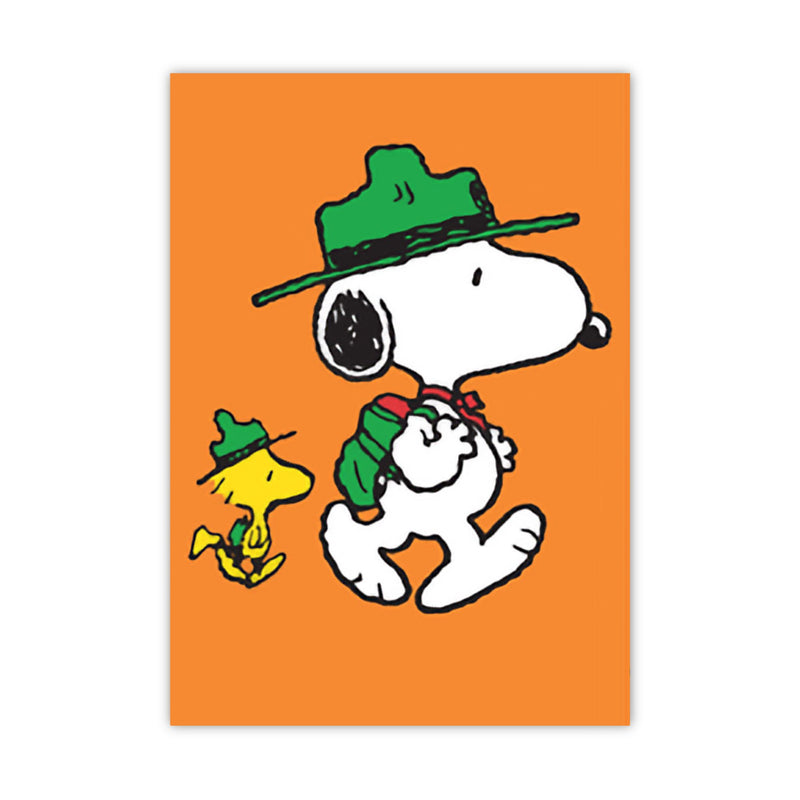 Hype Snoopy mini card, safari with woodstock