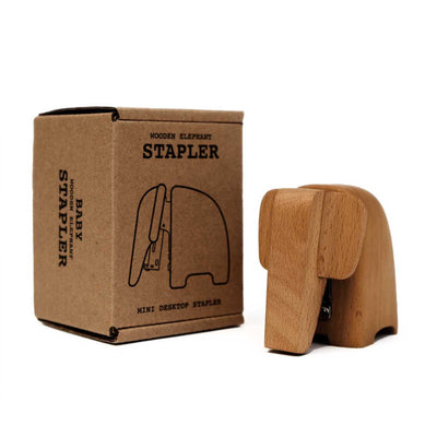 Suck UK Wooden Elephant Stapler, baby