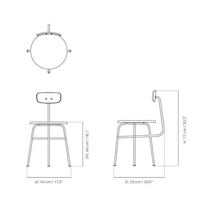 Audo Copenhagen Afteroom Dining Chair