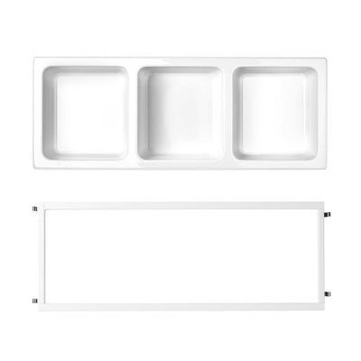 String Bowl Shelf , White (d30xw78xh9cm)
