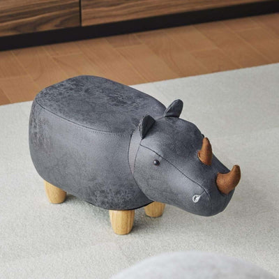 Liberty Grey Rhino animal stool