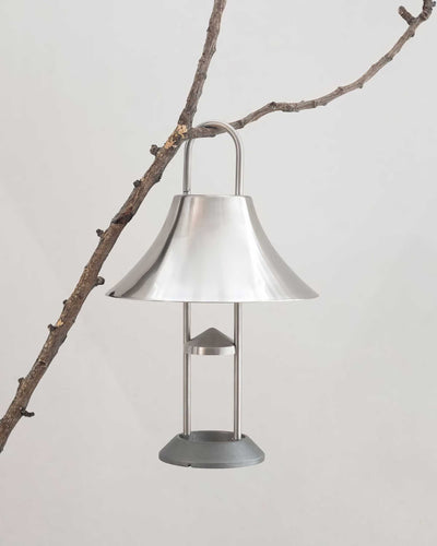 HAY Mousqueton rechargeable lamp, stainless steel