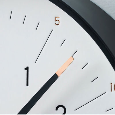 Lemnos Essent wall clock ø26, white