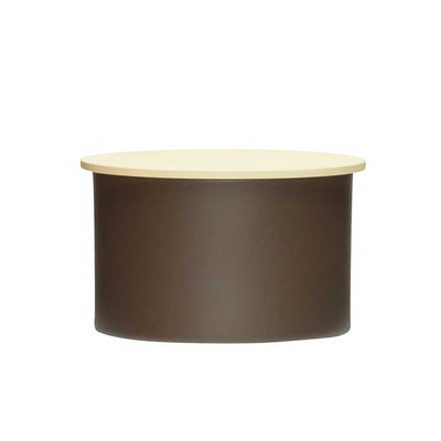 Hubsch District storage box small, brown/yellow