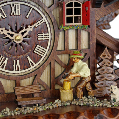 Engstler Quartz Cuckoo Clock The Busy Wood Chopper