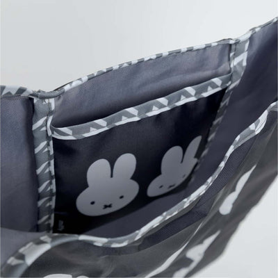 Miffy Chidori & Monotone eco bag, grey