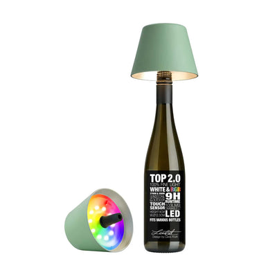 Sompex Top 2.0 rechargeable bottle light, olive green