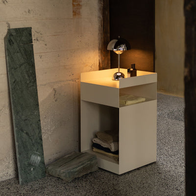 &Tradition Rotate SC73 side table, ivory