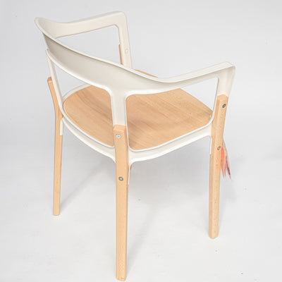 refurblished | Magis Steelwood Chair , White/Beech