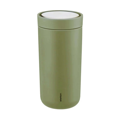 Stelton To Go Click vacuum insulated cup 400ml, soft fern green