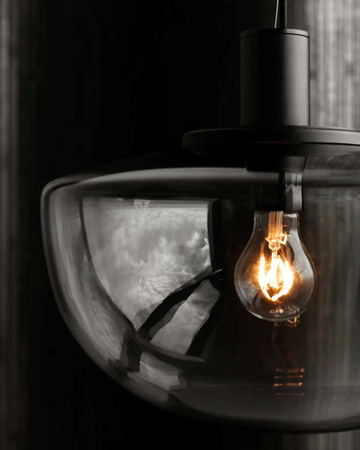 Audo Copenhagen Bank Pendant, Smoke