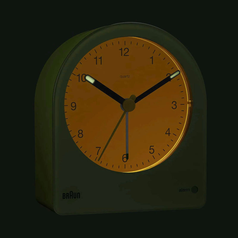 Braun BC22 alarm clock, green