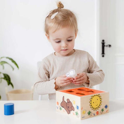 Bambolino Miffy Wooden Toy Shape Sorter