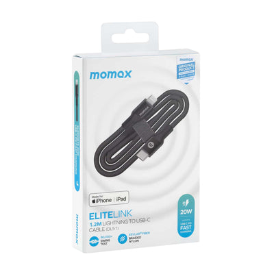 Momax Elite Link Lighting to USB Type-C 1.2m Cable