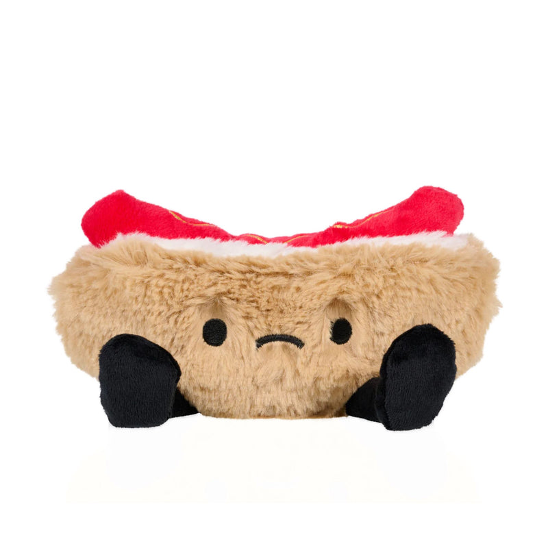 Bitten Grumpy Hotdog microwaveable heat pad