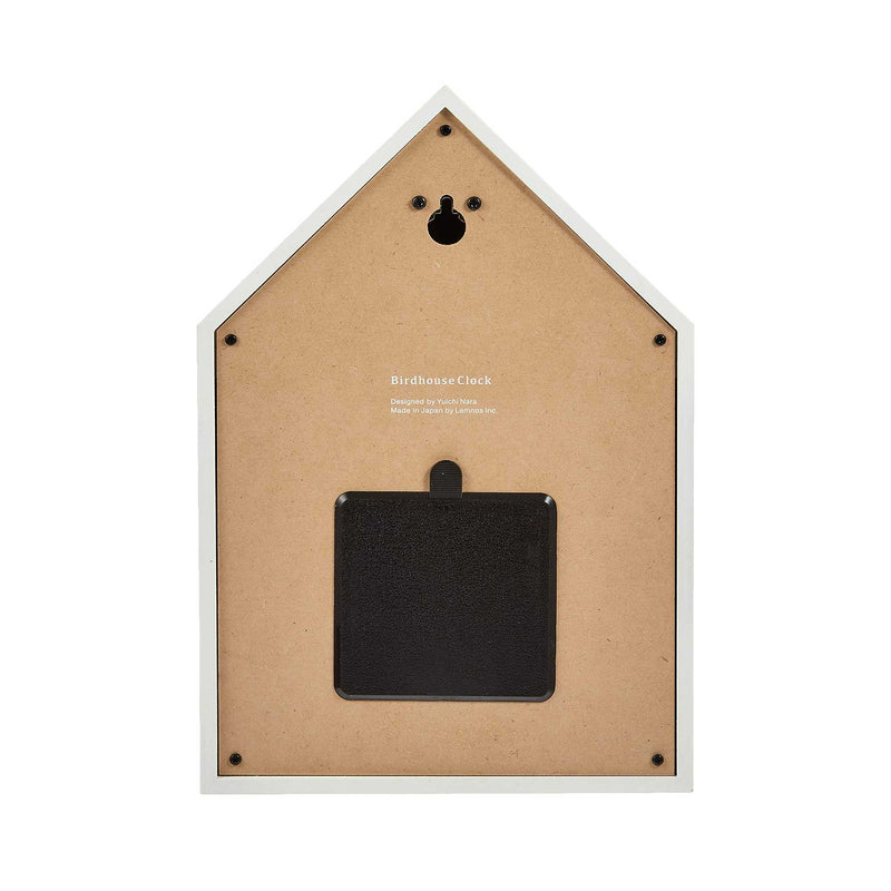 Lemnos Birdhouse cuckoo clock, white