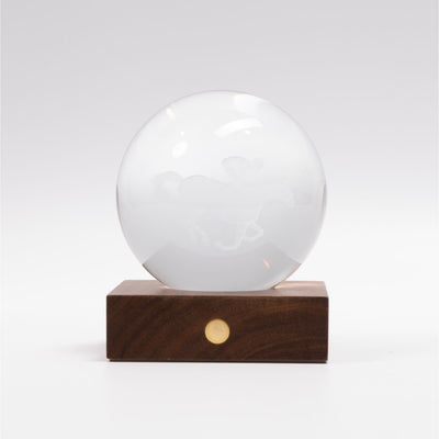 refurbished | Gingko Amber crystal light, horse