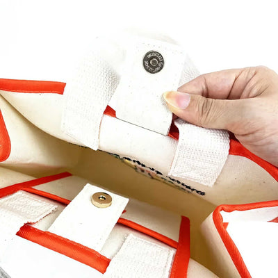 Miffy embroidery tote bag, miffy at the gallery