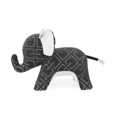 Zuny bookend, elephant abby black (kvadrat grid)