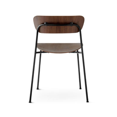 &Tradition Pavilion AV1 side chair, lacquered walnut