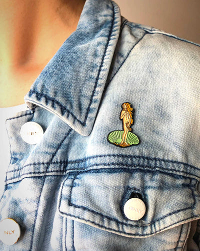 Today is Art Day Birth of Venus Pin