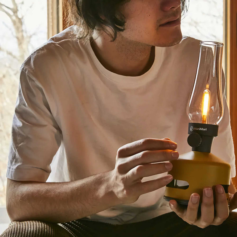 MoriMori LED Lantern Speaker, Yellow