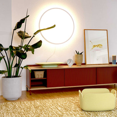 Muuto Calm ø68 wall lamp, orange