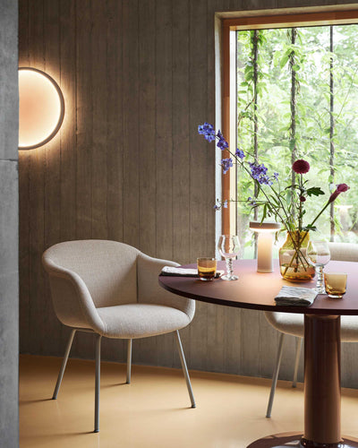 Muuto Calm ø68 wall lamp, grey