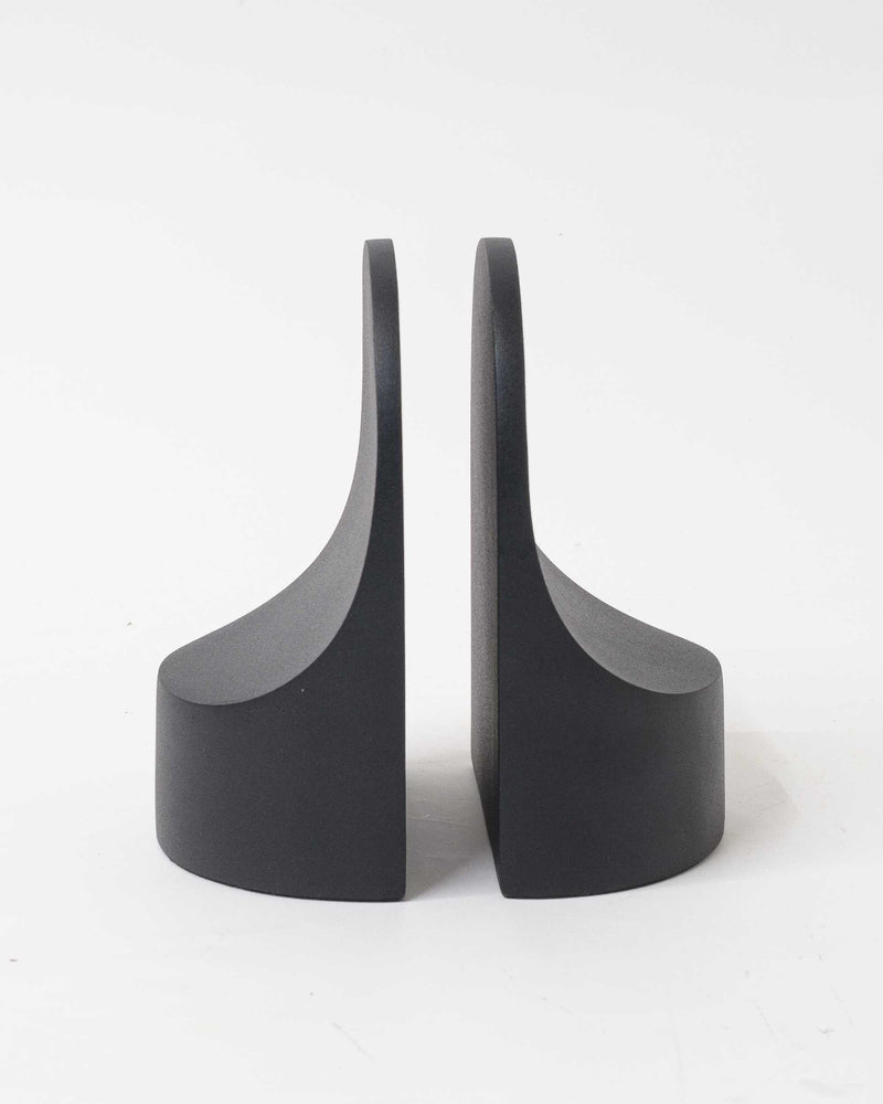 refurbished | XLBoom Emoji Bookend, Stainless Steel Black
