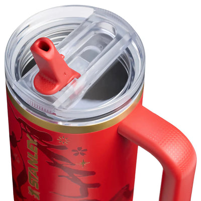 Stanley Quencher Protour flip straw lid tumbler 30oz, red stallion